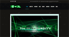 Desktop Screenshot of godorabsurdity.com
